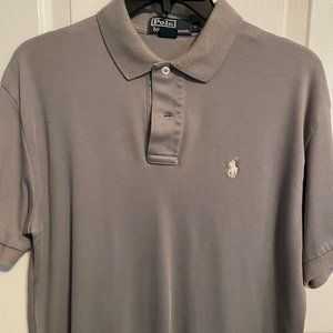 Polo Ralph Lauren Gray Short Sleeve Polo - Like New Men's Size Small